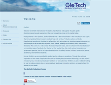 Tablet Screenshot of glotechint.com